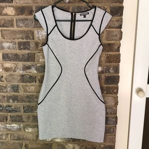 Express bodycon grey dress size 2